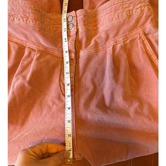 Anthropologie Kalea Womens Pink Corduroy Joggers Boho Trousers Pink/Rose Medium - Picture 5 of 8